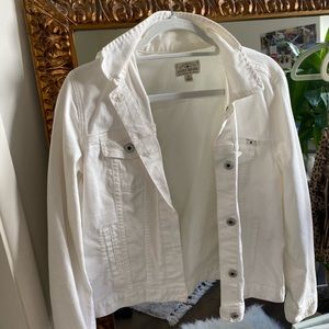 Levis white jean jacket